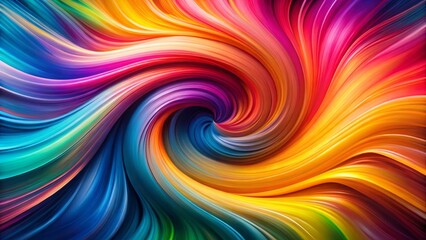 Obraz premium Abstract Swirling Vibrant Colors Minimalist Background