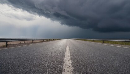 Naklejka premium the road leading to storm 