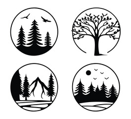 Walking and Running Silhouette Pack