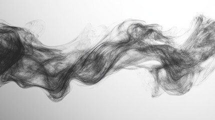 Fluid abstract smoke trails