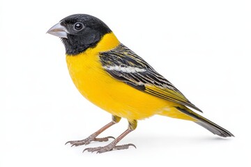 A full-color, side view of a Wagtail bird isolated on a transparent background, perfect for birdwatching enthusiasts and nature-themed design projects.