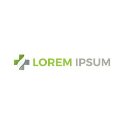 Modern Healthcare Logo with Natural Elements