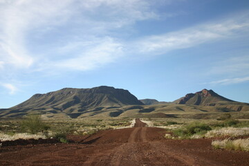 Road in Namibian desert