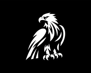 Eagle logo design icon vector template
