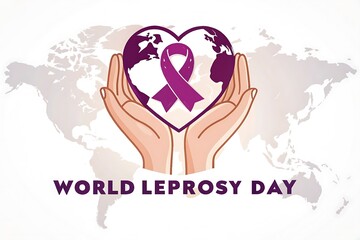 World Leprosy Day.  Poster, Banner, Post, Story.