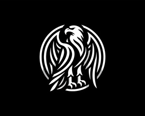 Eagle logo design icon vector template