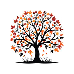 Fototapeta premium fall tree.eps