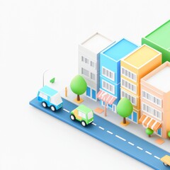 A lively cityscape with electric scooters and modern structures, emphasizing the themes of urban mobility and sustainable transport.