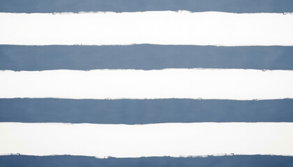Fototapeta premium Hand-painted horizontal stripes in navy blue and white background