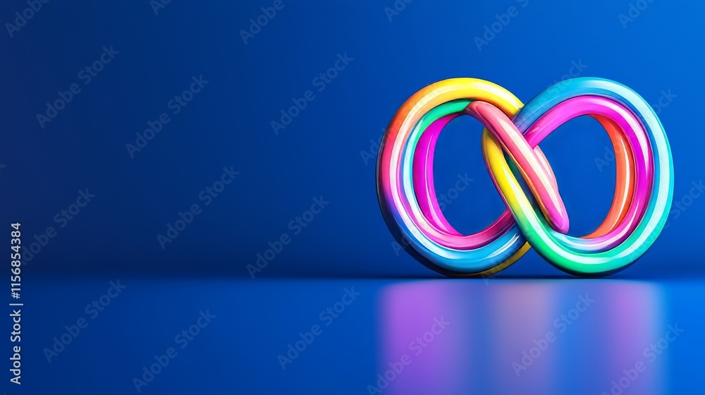 Poster an energetic and dynamic composition created by a vivid abstract swirl of light and color.