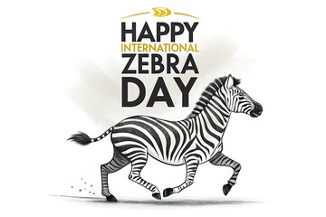 Obraz premium International Zebra Day on January 31st