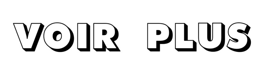 Fototapeta premium Vior Plus Text. View More 3D Text Website UI UX Design Element.