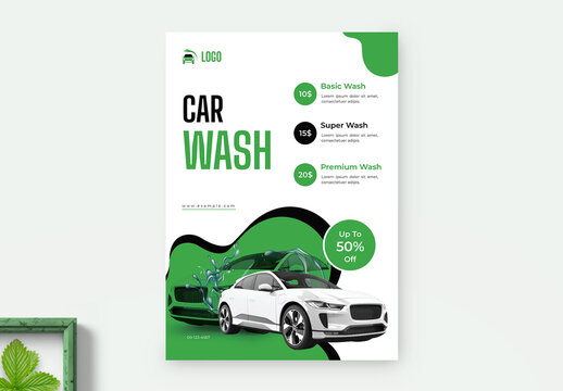 Car Wash Flyer Template