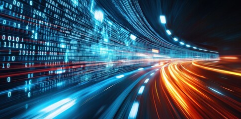 Binary Code Stream Data Flow