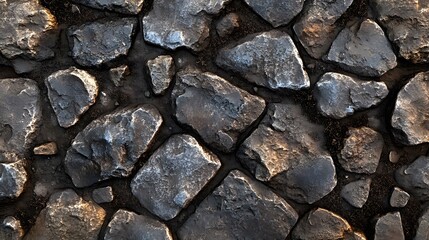 Fototapeta premium Seamless Stone Background Textures with Realistic Details