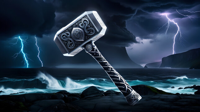 Mjolnir - the hammer of the Scandinavian god Thor