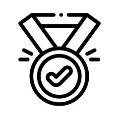 Medal line icon