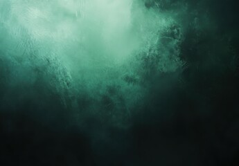 Obraz premium Abstract Background with Mysterious Shades of Green and Black, Evoking a Sense of Depth and Intrigue, Perfect for Designs that Require a Unique Aesthetic Appeal