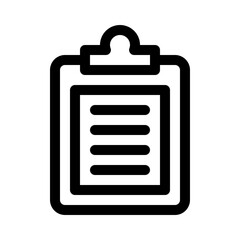 Clipboard line icon