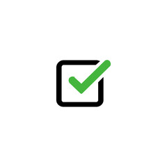  check mark icon, check list symbol vector