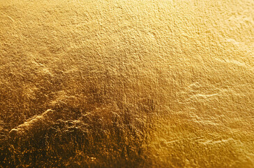 Gold foil texture. Golden abstract background