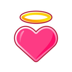 rings with heart angelic heart