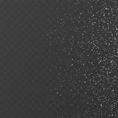 A black-and-white texture with a grainy, grunge look. It's abstract, with a glitter effect and dark background. There are also some dark waves and noise texture. It's a vector illustration of dust.