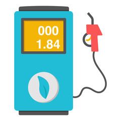 Premium download icon of eco petrol pump