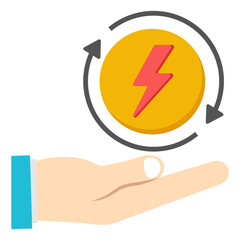 Trendy vector design of energy recycling