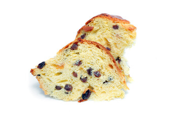 fetta di panettone italiano