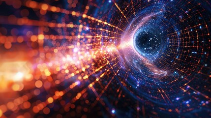 Peer into the cosmic microwave background, the echo of the Big Bang, revealing the universe's ancient secrets. 