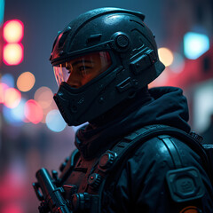 Future military concept built with artificial intelligence