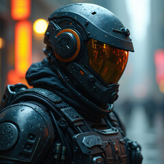 Future military concept built with artificial intelligence