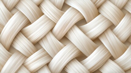 Seamless woven texture, off-white, intricate pattern.