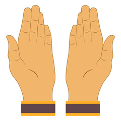 Ramadan Kareem Element Isolated on White Background. Vector Illustration