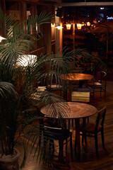 cafe in the night