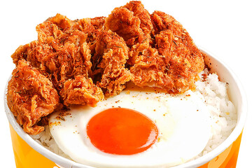 Truffle Chicken Cajun Spice with Egg