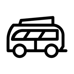 Car icon for traveling. Vector icon or logo,For Mobile and Web.
