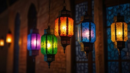 lantern in the night