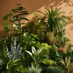 Fototapeta premium trees in the garden