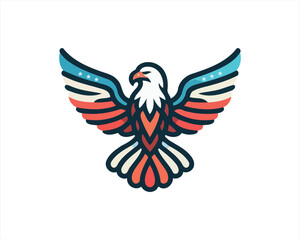 American Eagle icon logo template.