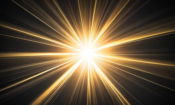 A bright light shining through a dark background