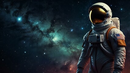 astronaut on the moon