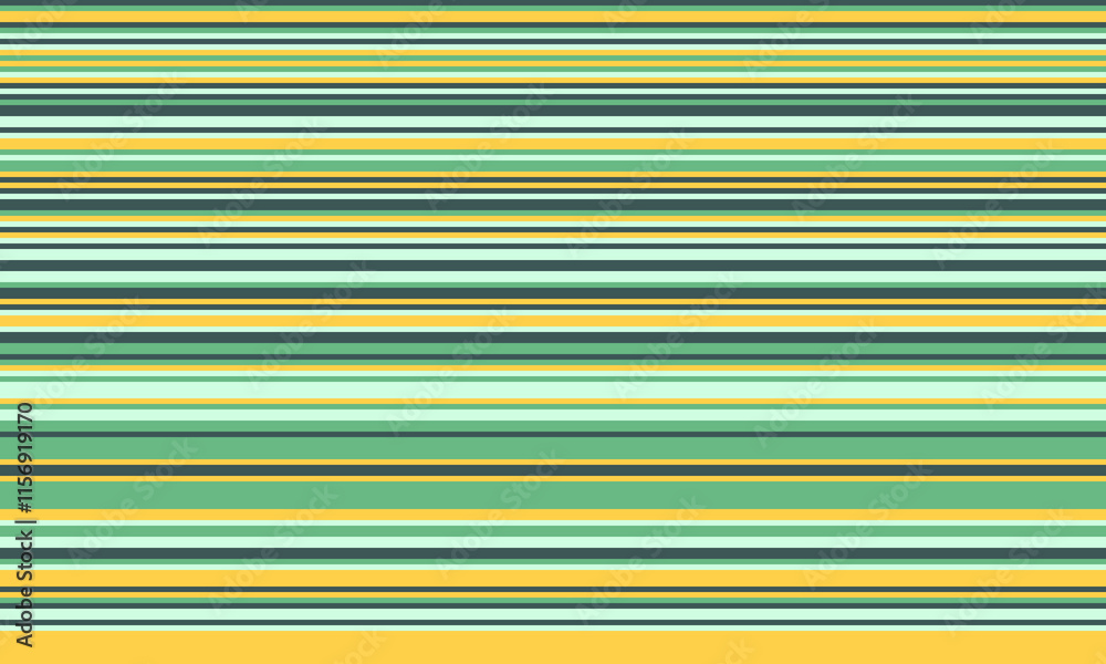 Aufkleber geometric stripes seamless vector pattern with horizontal lines in varied colours, creating an abstr
