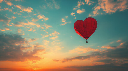 Obraz premium Love balloon