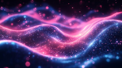 Mesmerizing Waves of Colorful Light Creating Dynamic Visual Effects