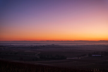 dawn in winter