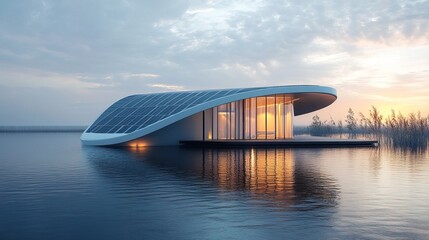 Solar-powered water desalination plant with integrated energy storage