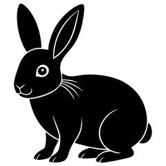 rabbit isolated on white