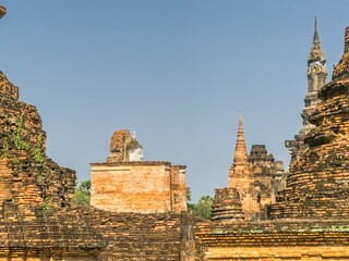 Wat Mahathat Maha That temple, Sukhothai, Thailand